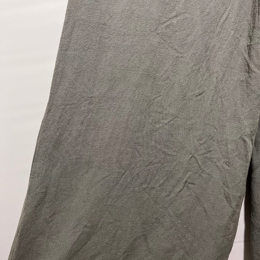 Hunter & Brown Gray Green Wide Leg Capri Harem Palazzo Pants Size XS - Picture 4 of 7